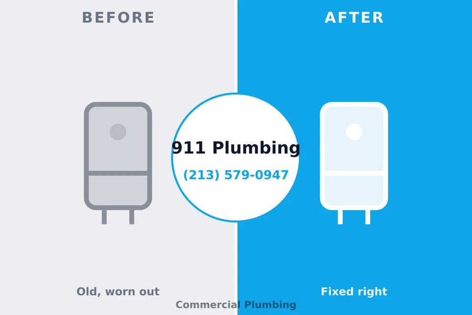 Before and after: plumbing repair Parkesburg, PA
